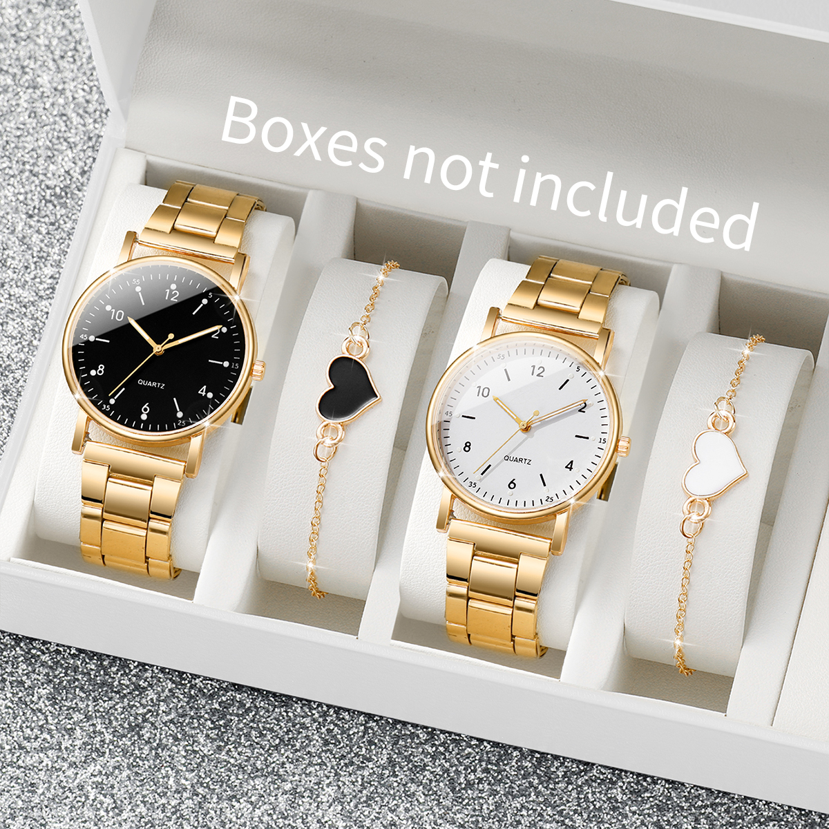 Luxury Watch Ladies - 2/4PCS Fashion Arabic Dial Women Watches