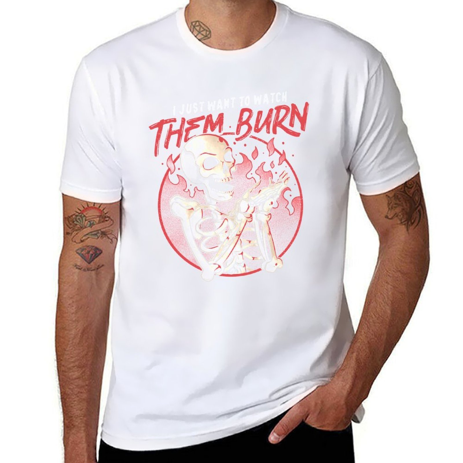 Luxury Watch In China - Watch Them Burn Skull Funny Gift