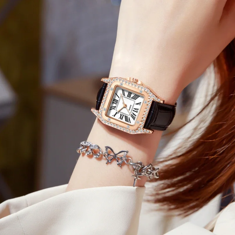Luxury Watch For Sale - Square Dial Women's Watch Quartz Watches