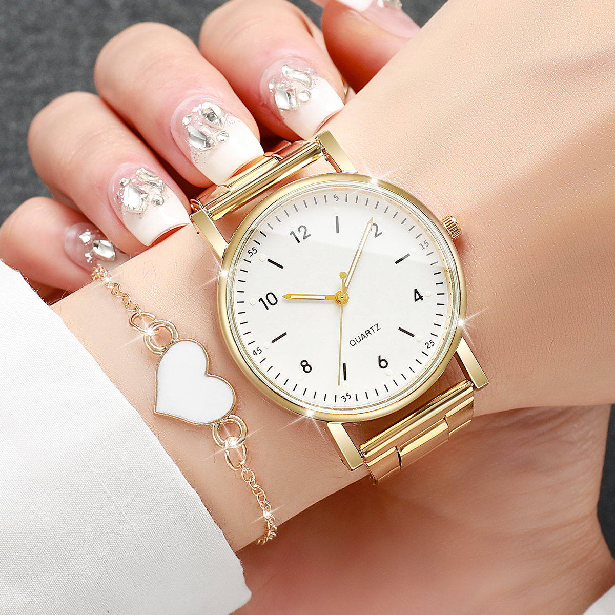 2/4PCS Fashion Arabic Dial Wom - Luxury Watch Ladies avis et prix