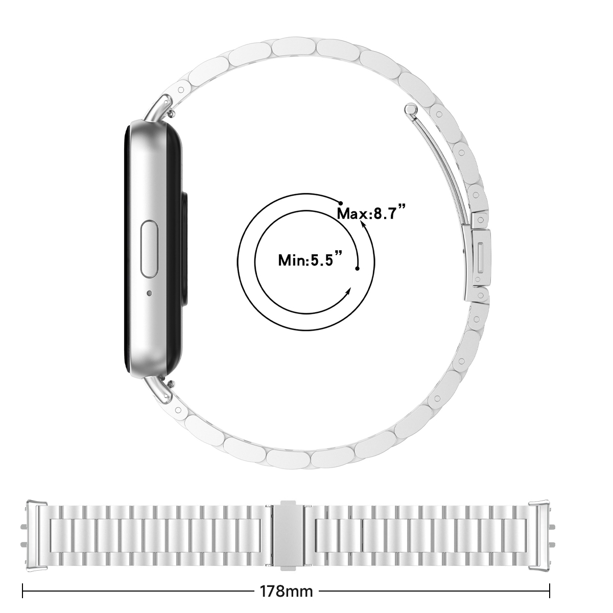 Stainless Steel Strap For Sams - Luxury Watch Galaxy avis et prix