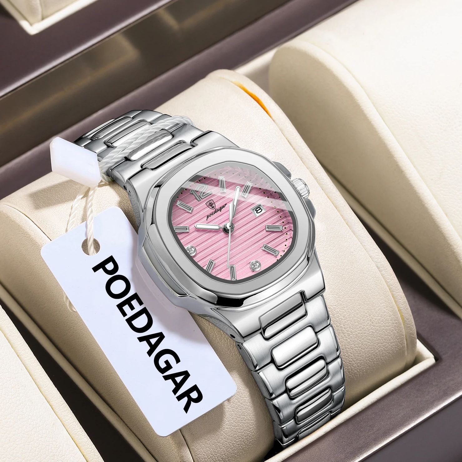 POEDAGAR Square Fashion Woman  - Luxury Watch For Sale avis et prix
