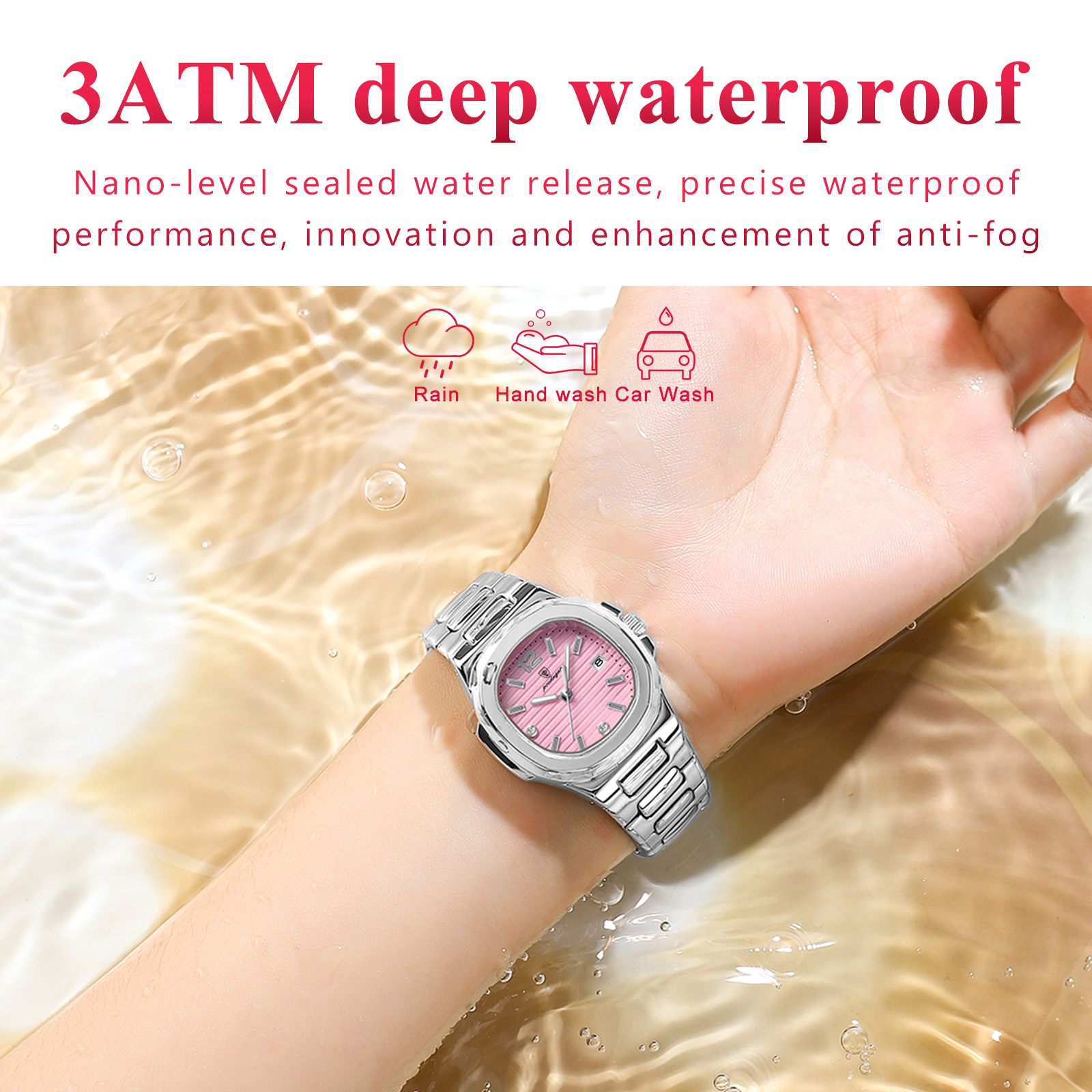 POEDAGAR Square Fashion Woman  - Luxury Watch For Sale avis et prix
