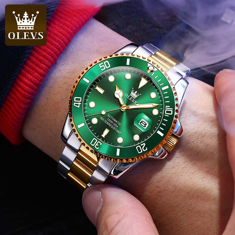 OLEVS Men's Automatic Mechanic - Luxury Watch Grade avis et prix