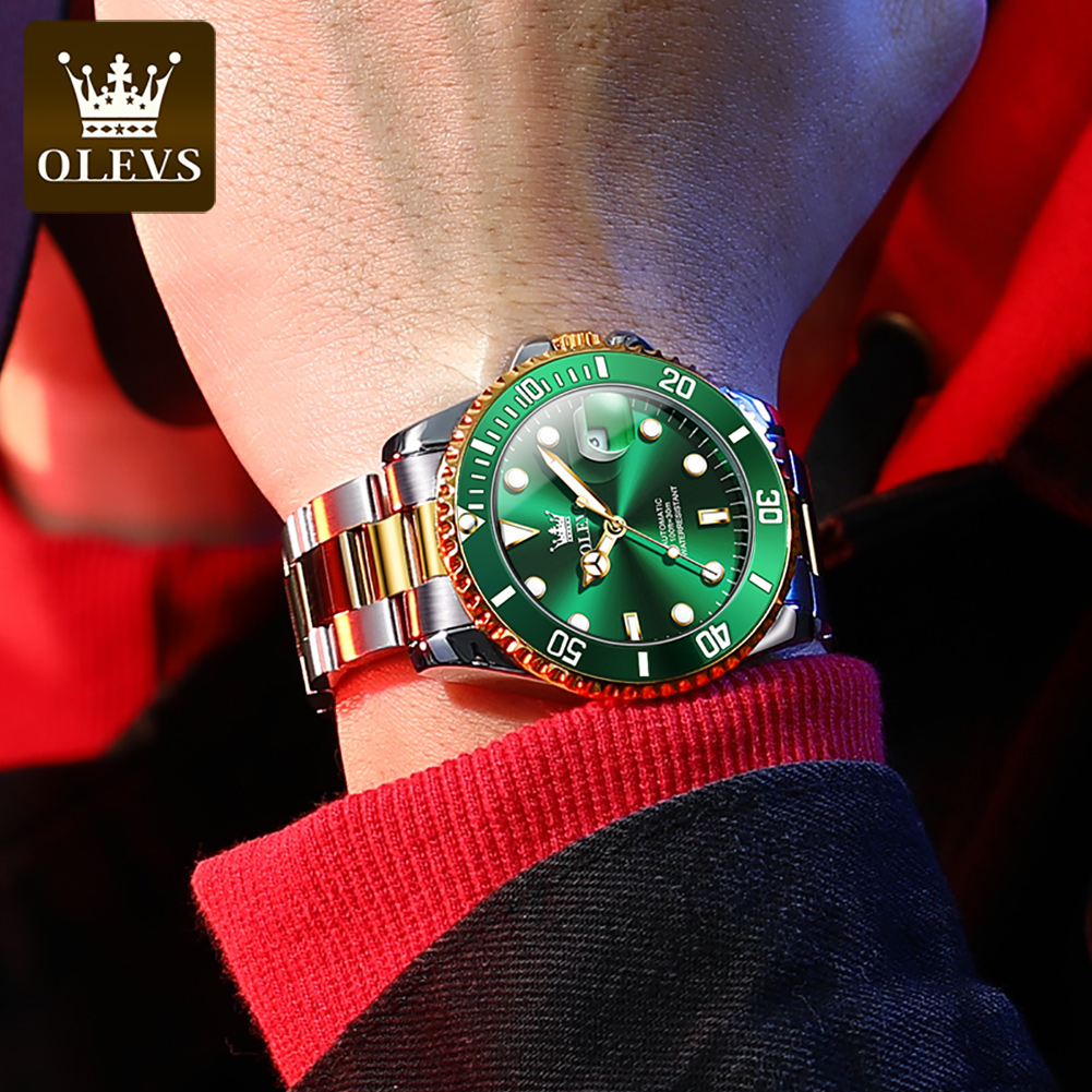 OLEVS Men's Automatic Mechanic - Luxury Watch Grade avis et prix