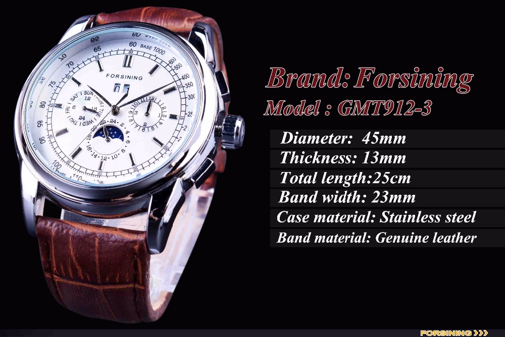 Forsining Moonphase Calendar D - Luxury Watch Grade avis et prix
