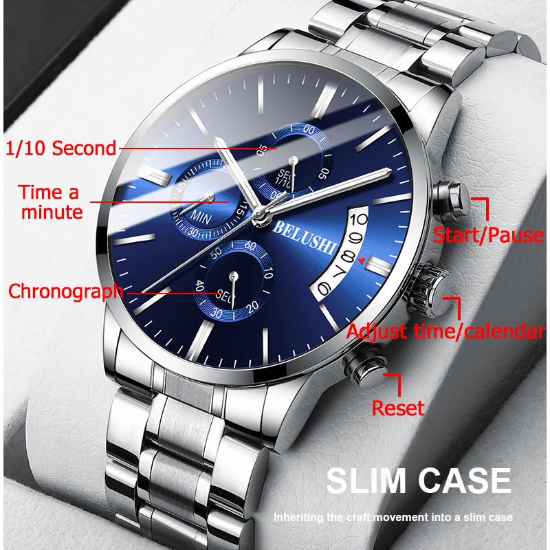 BELUSHI Fashion Men's Quartz W - Luxury Watch Name avis et prix