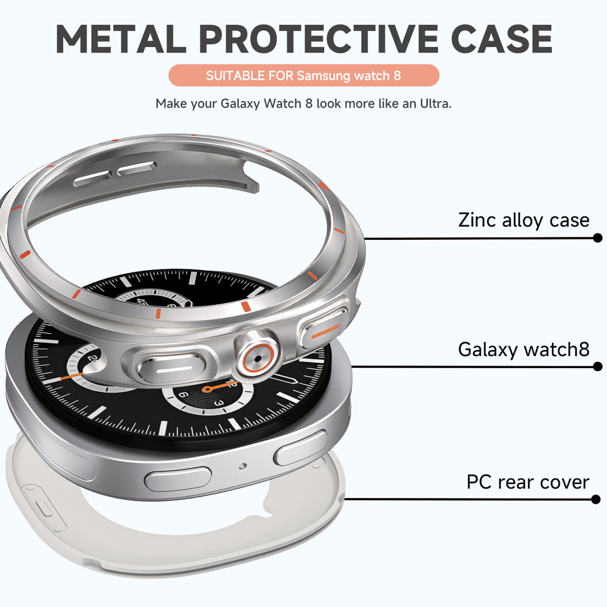 Luxury Protection Alloy Case F - Luxury Watch Galaxy avis et prix