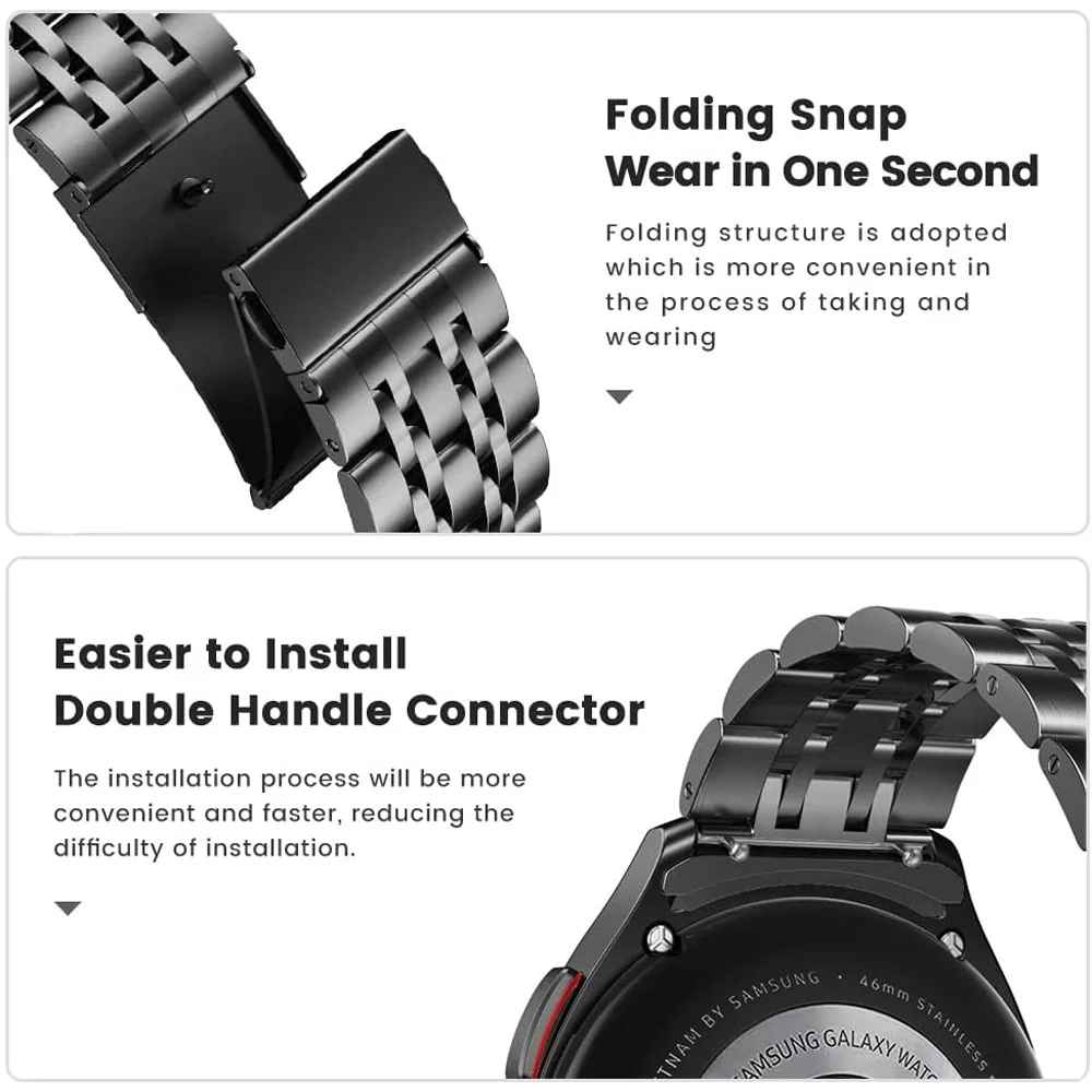 Metal Strap for Samsung Galaxy - Luxury Watch Galaxy avis et prix