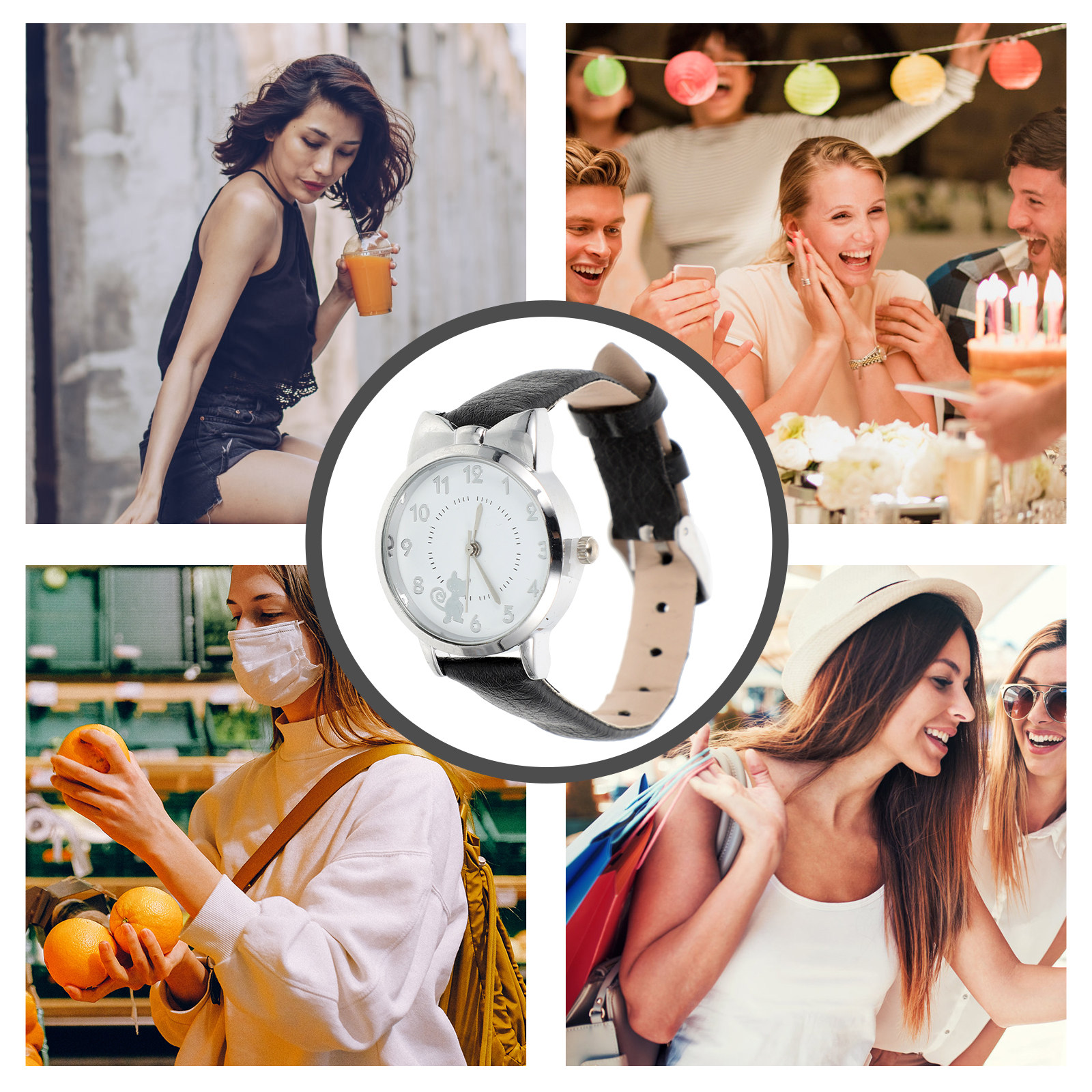 Adorable Kitten Pattern Female - Luxury Watch Grade avis et prix