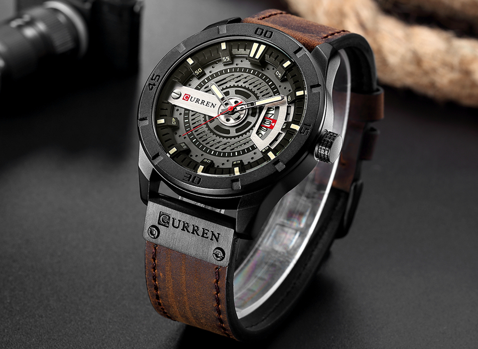 Luxury Watch Brand CURREN Men  - Luxury Watch Name avis et prix