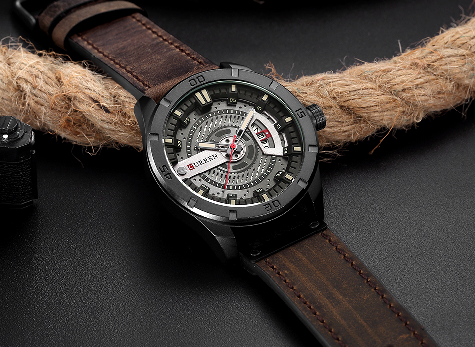 Luxury Watch Brand CURREN Men  - Luxury Watch Name avis et prix