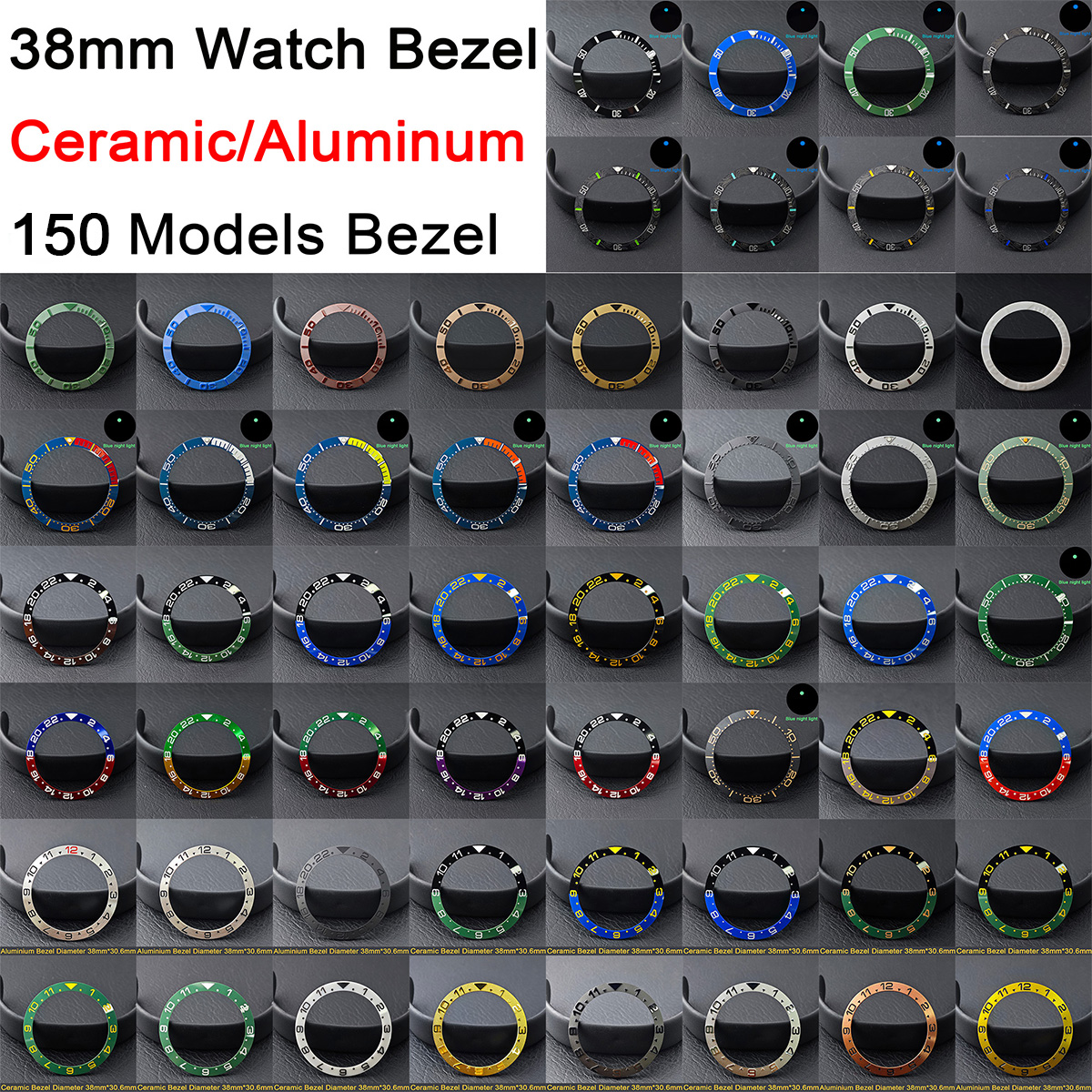 38mm * 30.6mm tilted ceramic b - Bronze Case Watch avis et prix