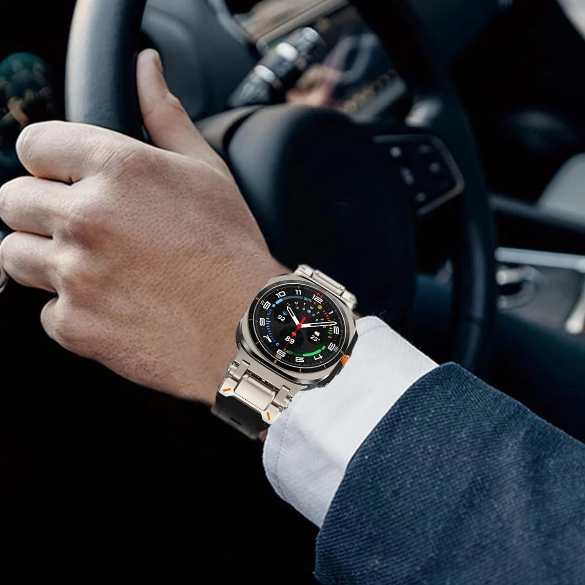 Luxury Leather Band for Samsun - Luxury Watch Galaxy avis et prix
