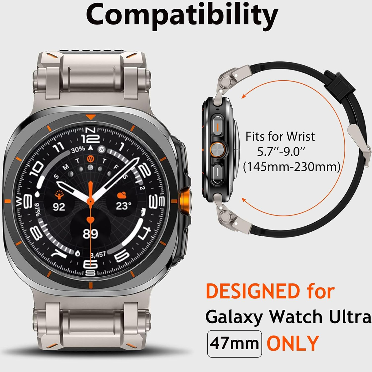 Luxury Leather Band for Samsun - Luxury Watch Galaxy avis et prix