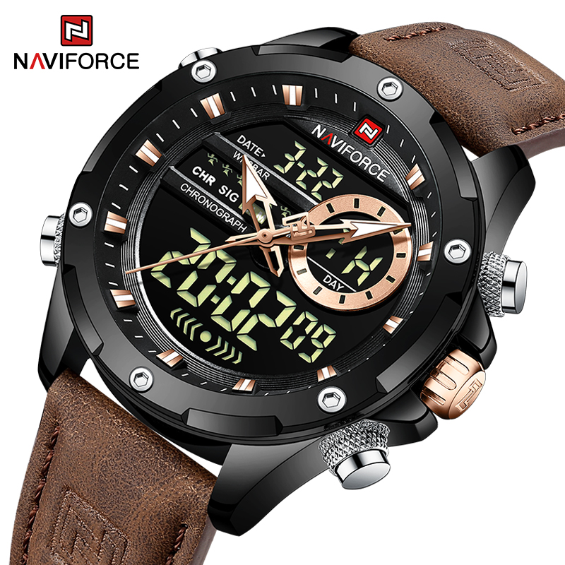 New NAVIFORCE Men Watches Quar - Luxury Watch Name avis et prix