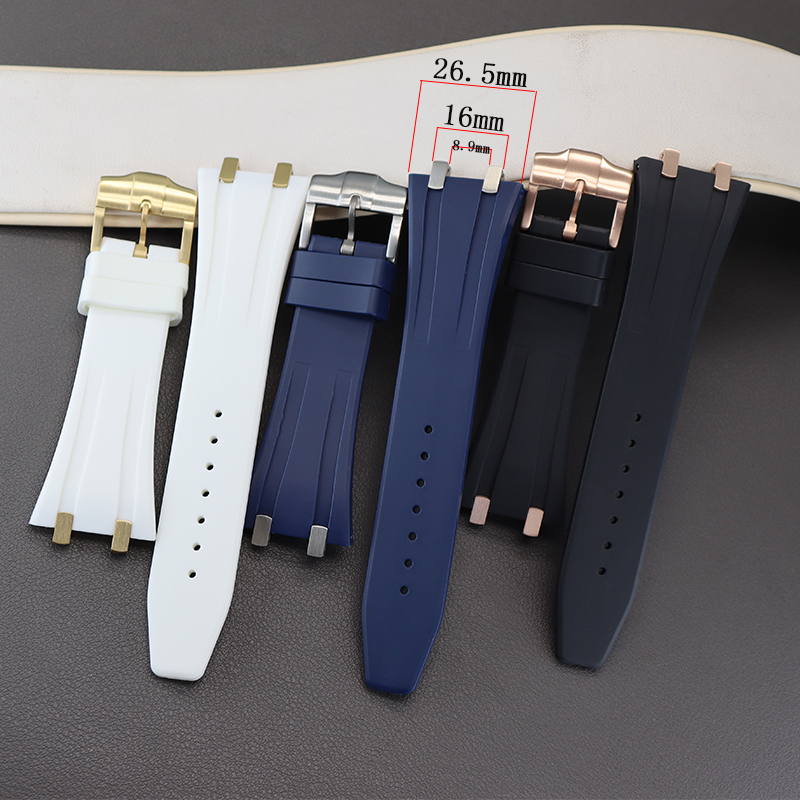 26.5mm Watchband Rubber Bracel - Luxury Watch Store avis et prix