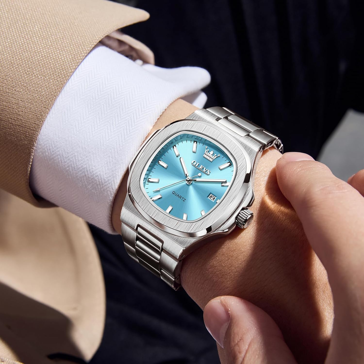 Lunervia Store OLEVS Men's Lar - Luxury Watch Store avis et prix