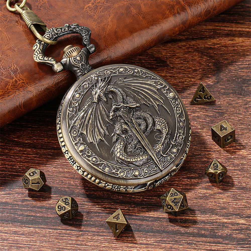 Bronze/Grey Black Sword Dragon - Bronze Case Watch avis et prix