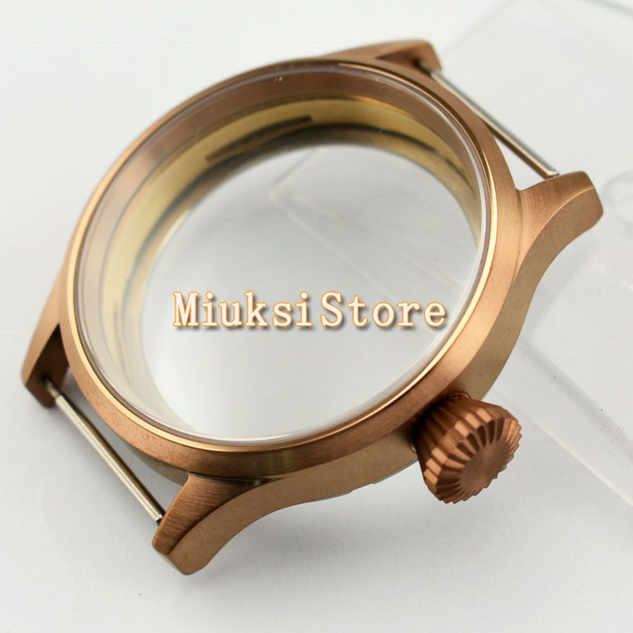 ETA6497 Watch Case 43mm Copper - Bronze Case Watch avis et prix