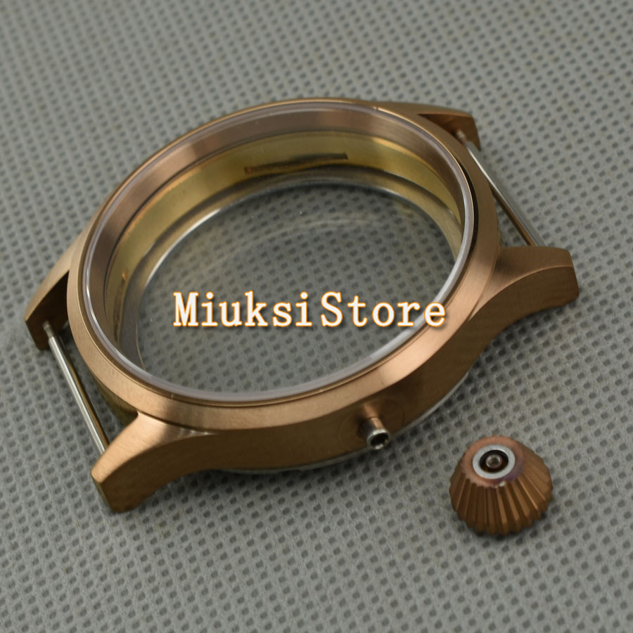 ETA6497 Watch Case 43mm Copper - Bronze Case Watch avis et prix