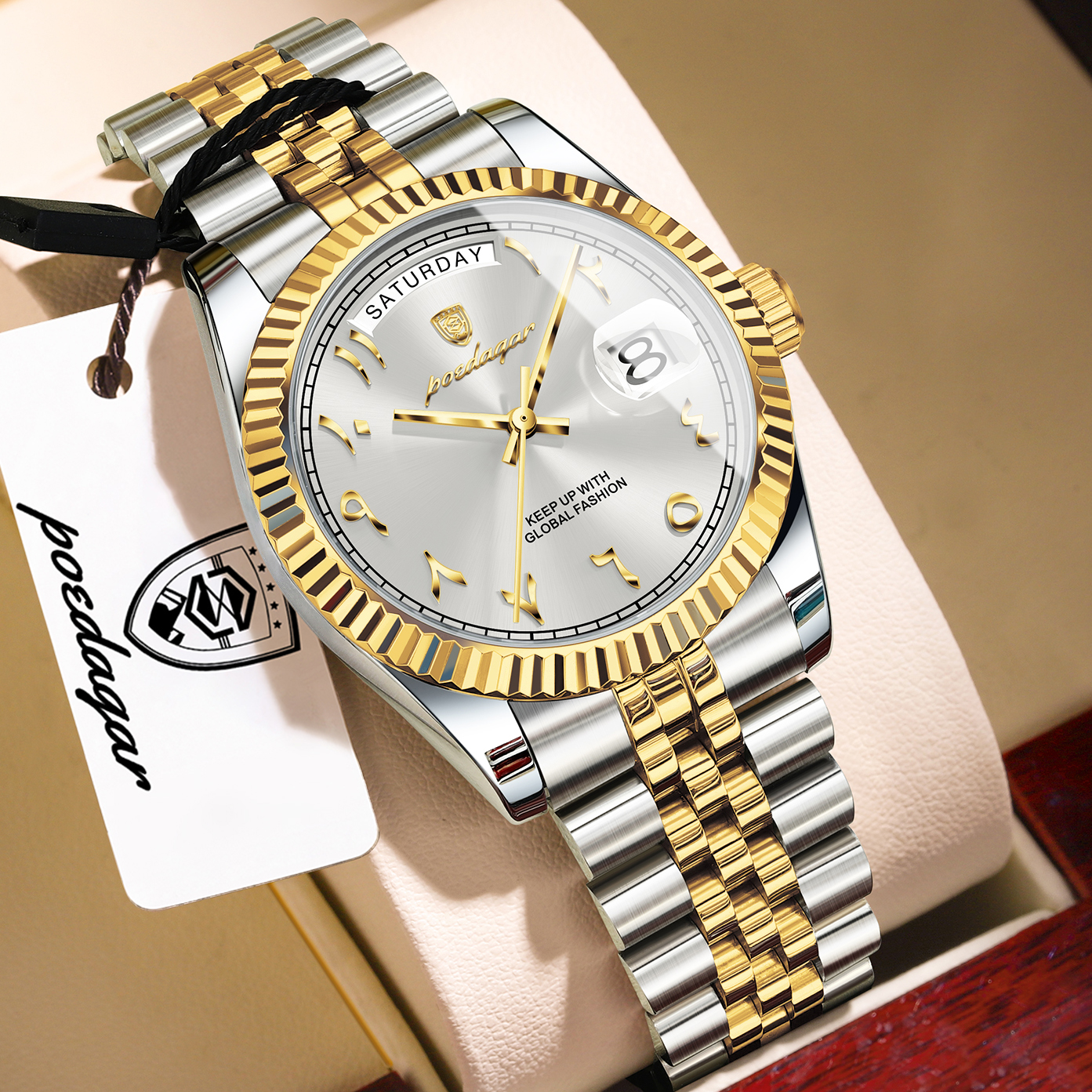 POEDAGAR Luxury Brand Man Cloc - Luxury Watch Name avis et prix