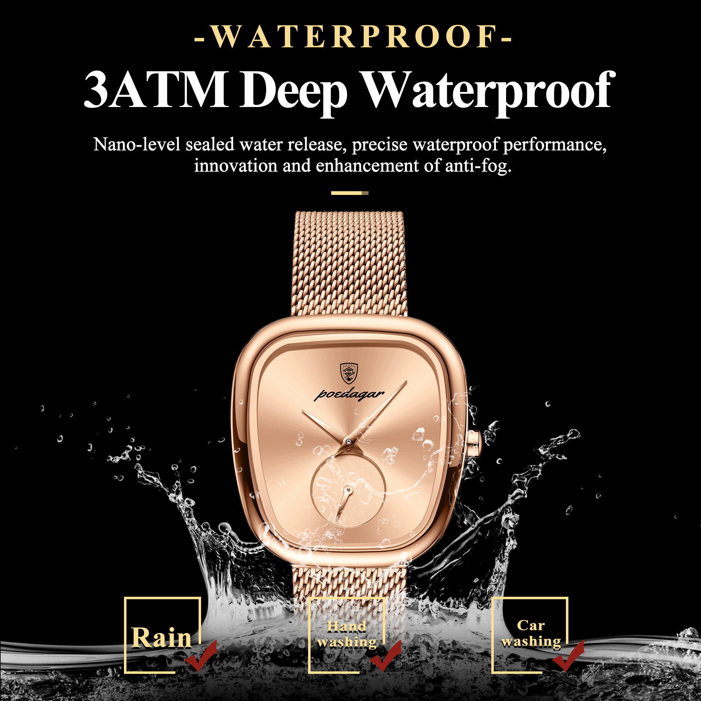 POEDAGAR Luxury Brand Woman Wa - Luxury Watch For Sale avis et prix