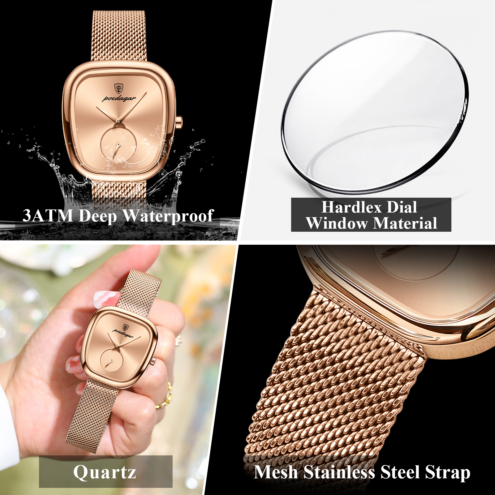 POEDAGAR Luxury Brand Woman Wa - Luxury Watch For Sale avis et prix
